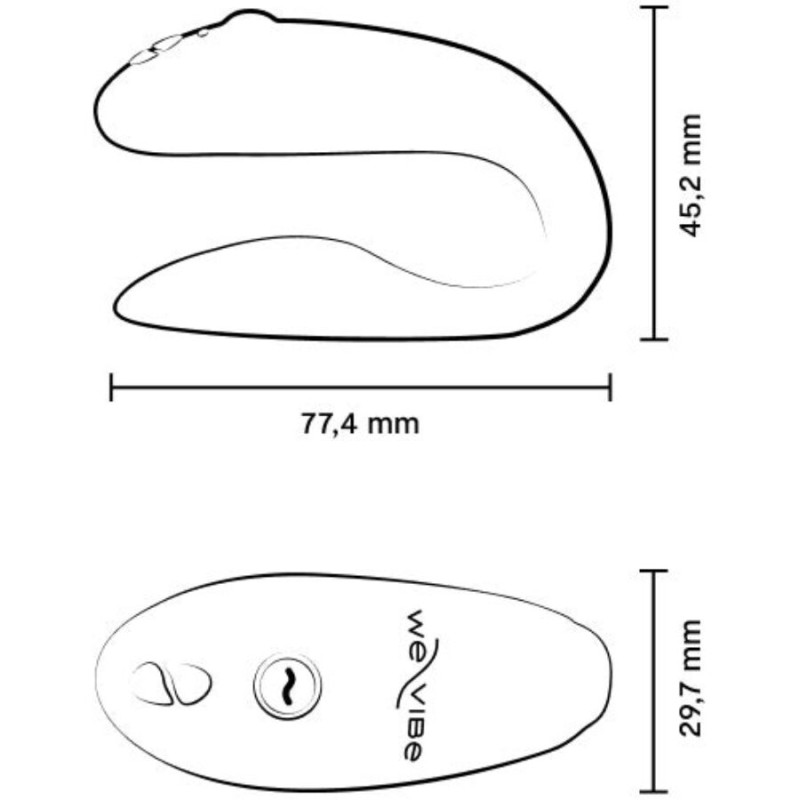 WE-VIBE - SYNC GO ESTIMULADOR DUAL TURQUESA