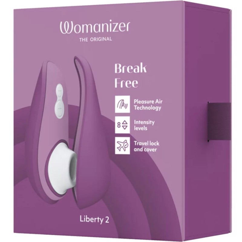 WOMANIZER - LIBERTY 2 ESTIMULADOR & SUCCIONADOR CLITORIS VIOLETA