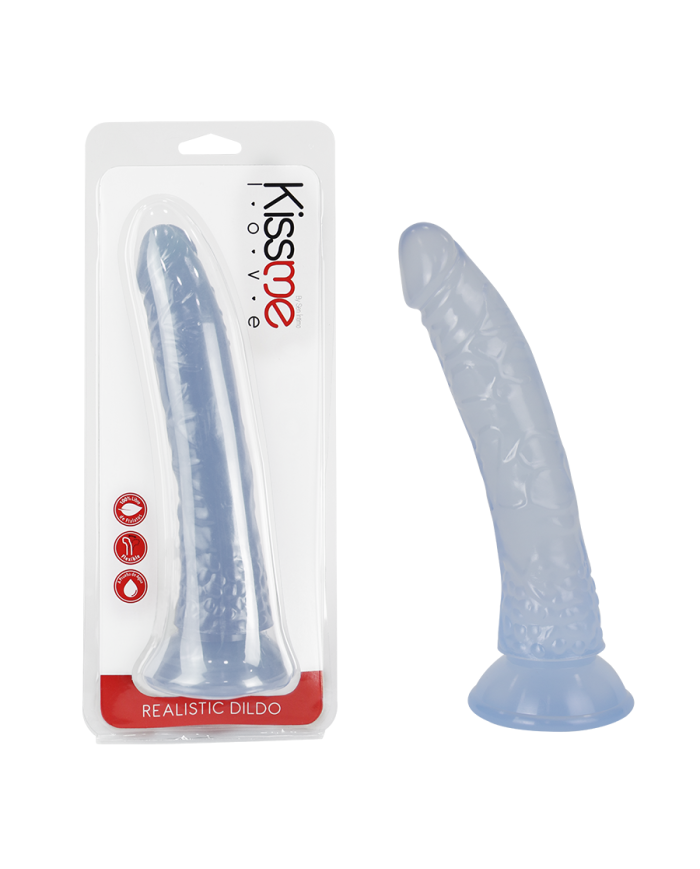 Dildo Realistic Clear 8.26''