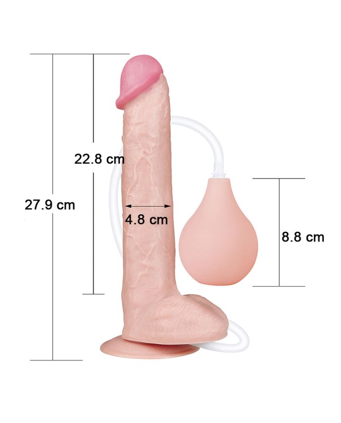 Dildo Squirt 11" Extreme Flesh
