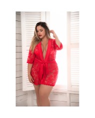 Lace Robe  with Matching G-String