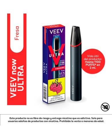 Vapeador Veev Now Strawberry x 2 ML